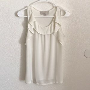 Sleeveless Creme Tank - Perfect for business wear